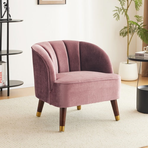 Glam Velvet Armchair with Gold base-Where Comfort meets sophistication