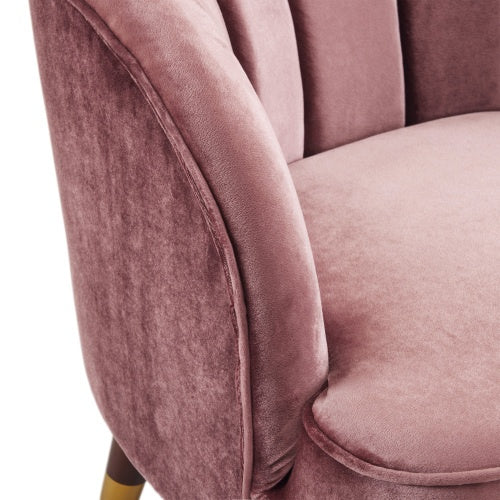 Glam Velvet Armchair with Gold base-Where Comfort meets sophistication