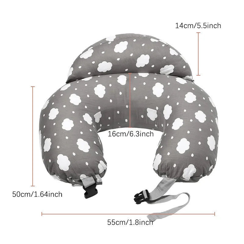 Breastfeeding Nursing Pillow – Wide Support, Removable Cotton Cover