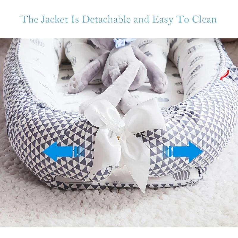 Portable Baby Nest – Adjustable Newborn Lounger