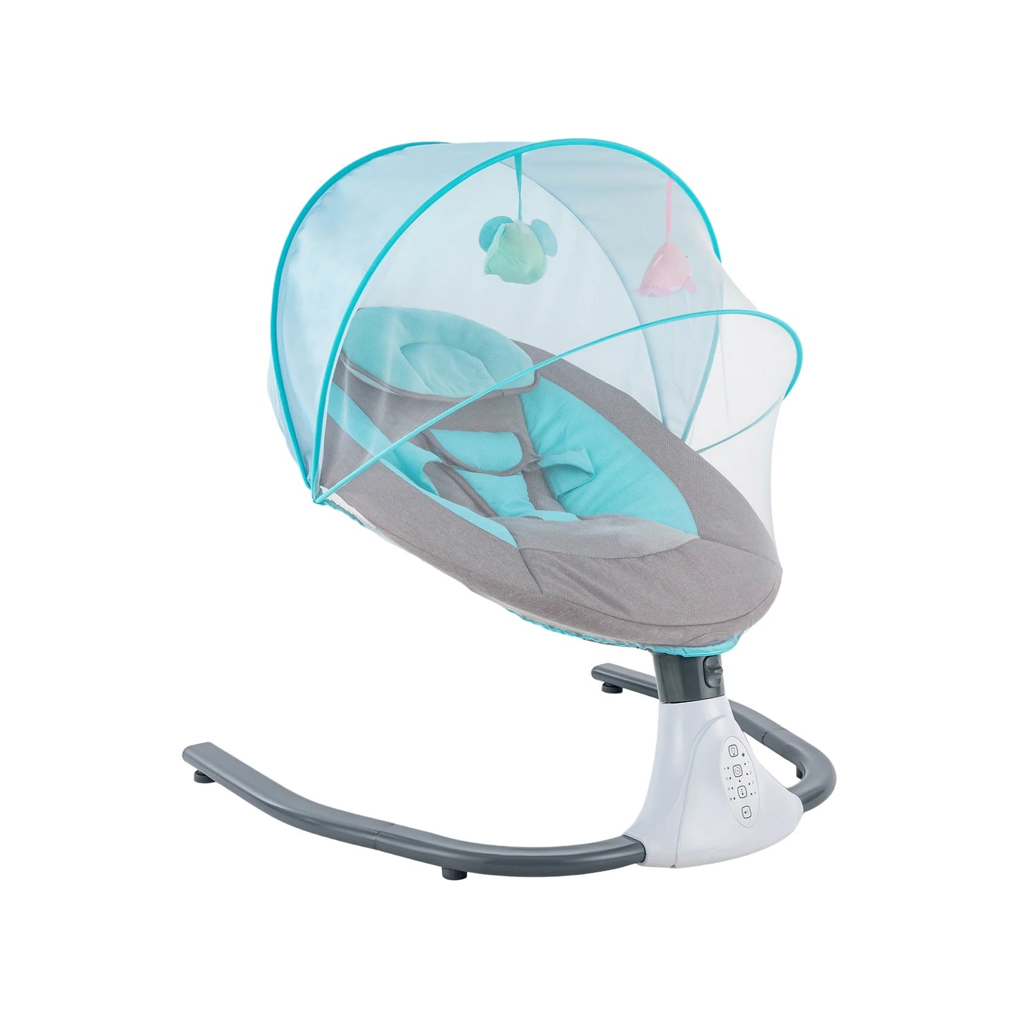 Electric Baby Swing for Newborns to Toddlers – Rocking Sleeper with Wheels, Travel Bag & Music Speaker – For Boys and Girls