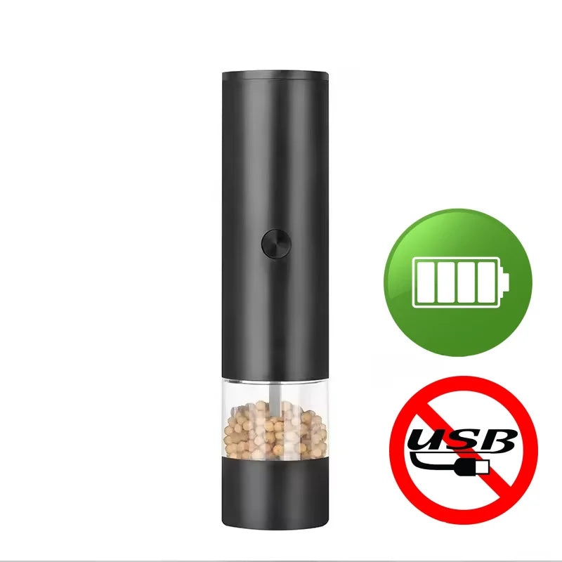 USB Electric Salt & Pepper Grinder – Adjustable & Rechargeable