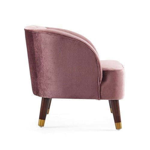 Glam Velvet Armchair with Gold base-Where Comfort meets sophistication