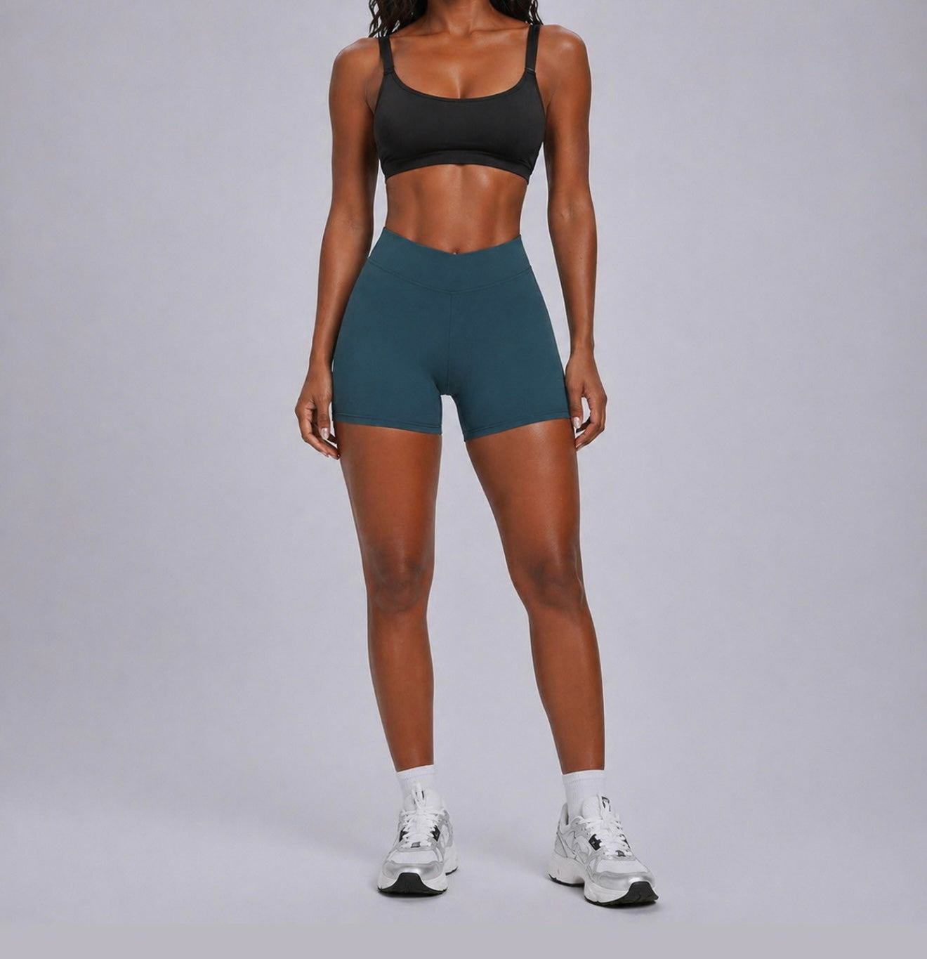 Shorts avec détail froncé à l'arrière