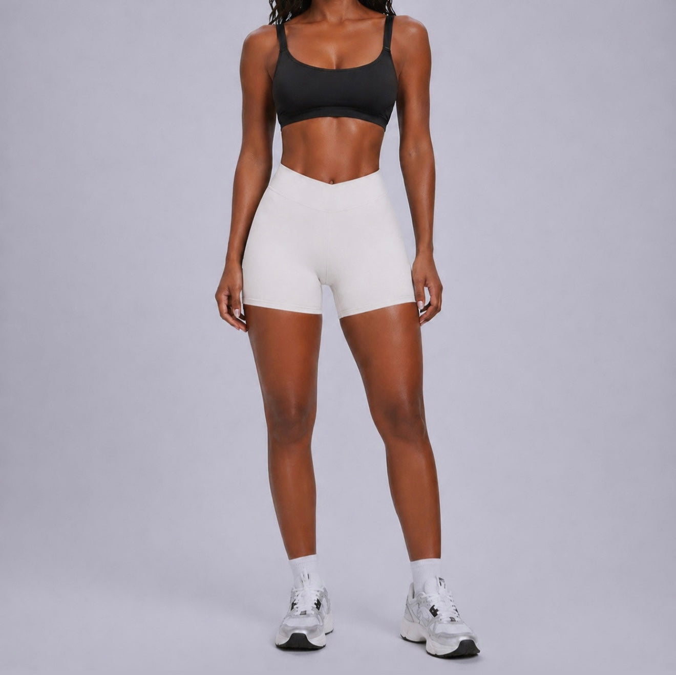 Gathered back shorts