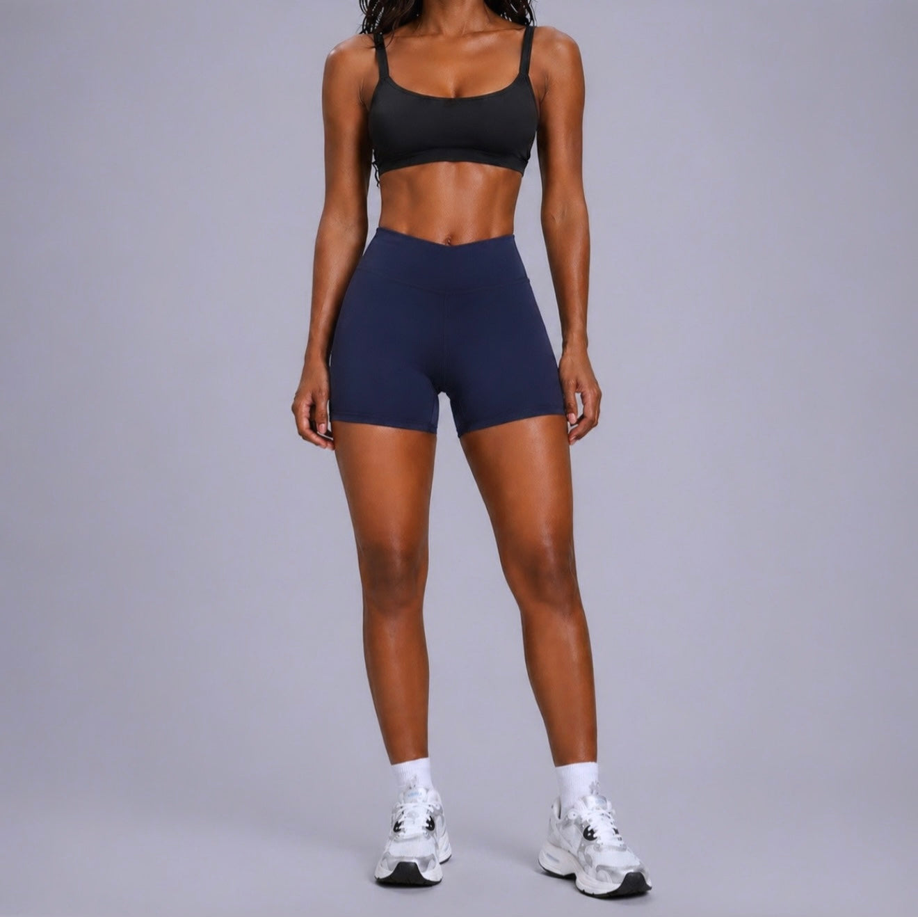 Gathered back shorts