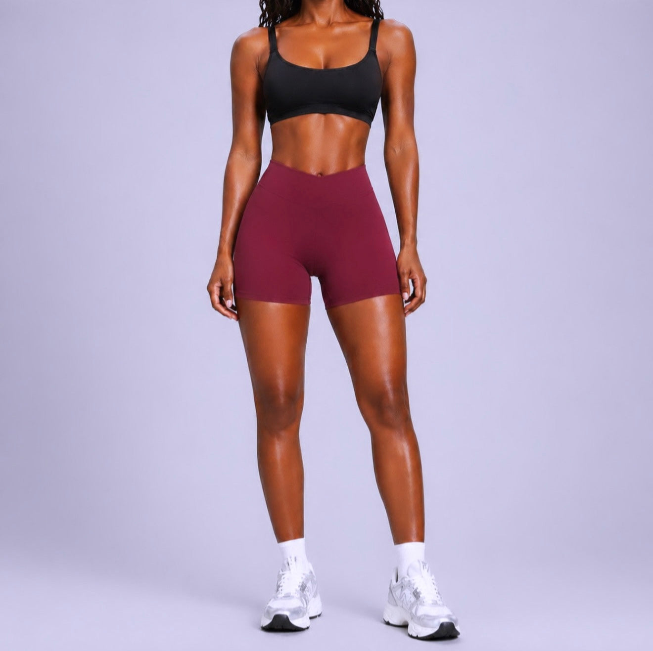 Gathered back shorts