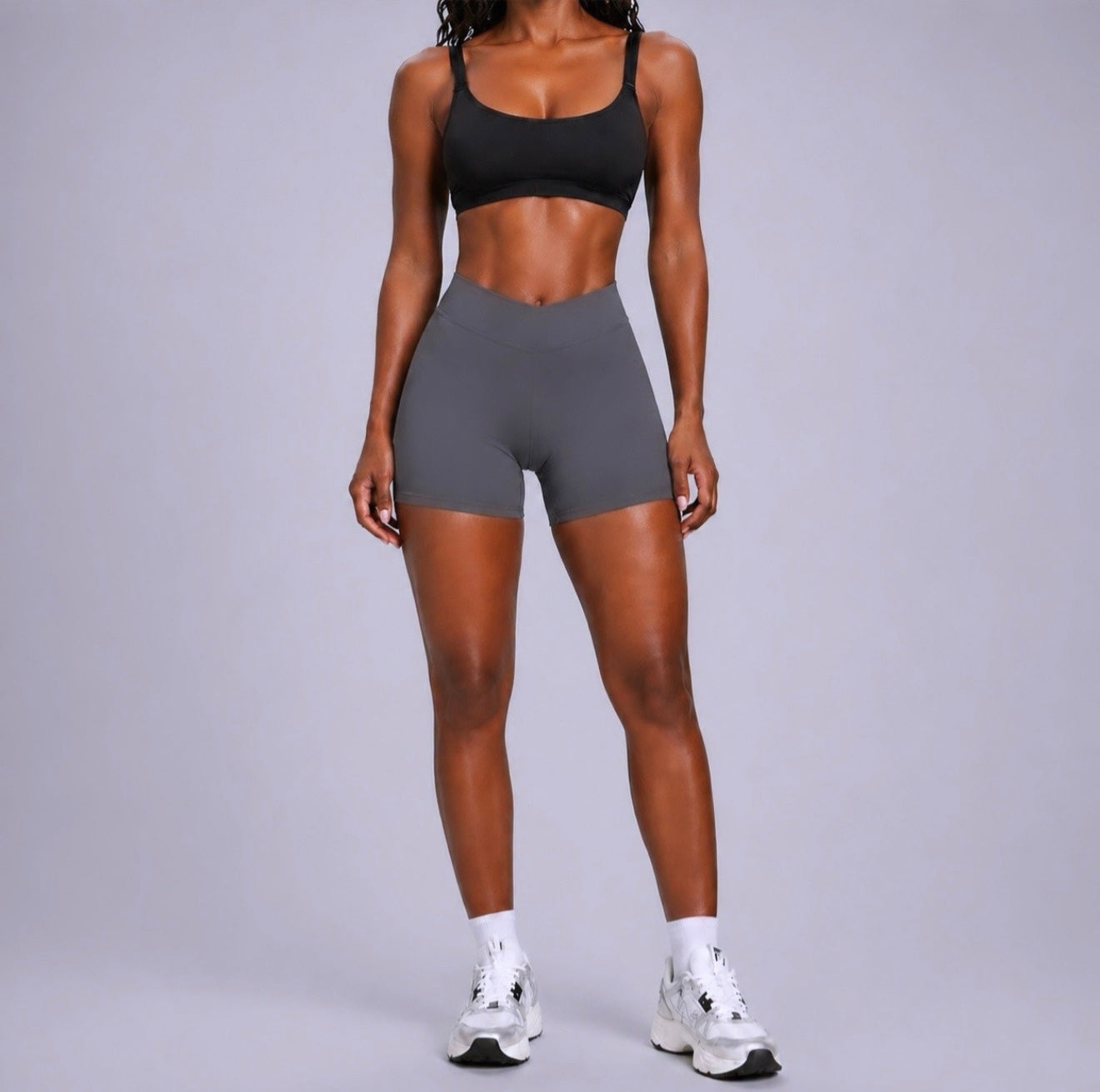 Gathered back shorts