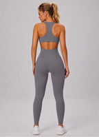 Jumpsuit with open back panel