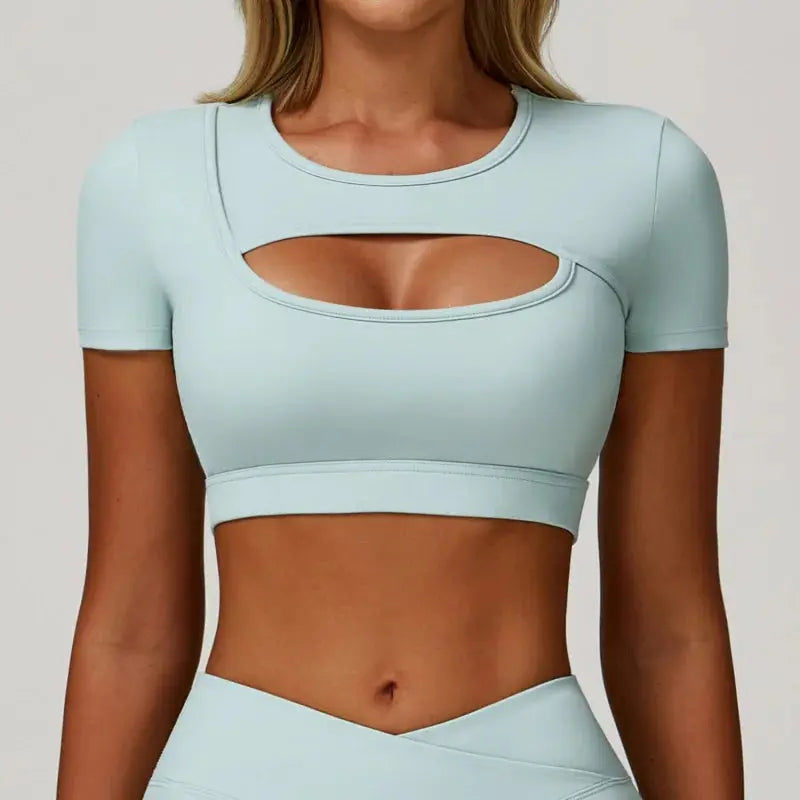 BIANHUI Top cropped com recorte NI NSPIRE