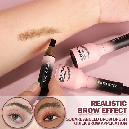 Brow Tint 3D com Escova Angular – Efeito Natural e Duradouro