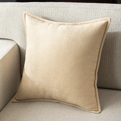 Capas de Almofada Chenille Retro para Sofá e Cama