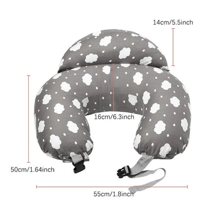 Breastfeeding Nursing Pillow – Wide Support, Removable Cotton Cover