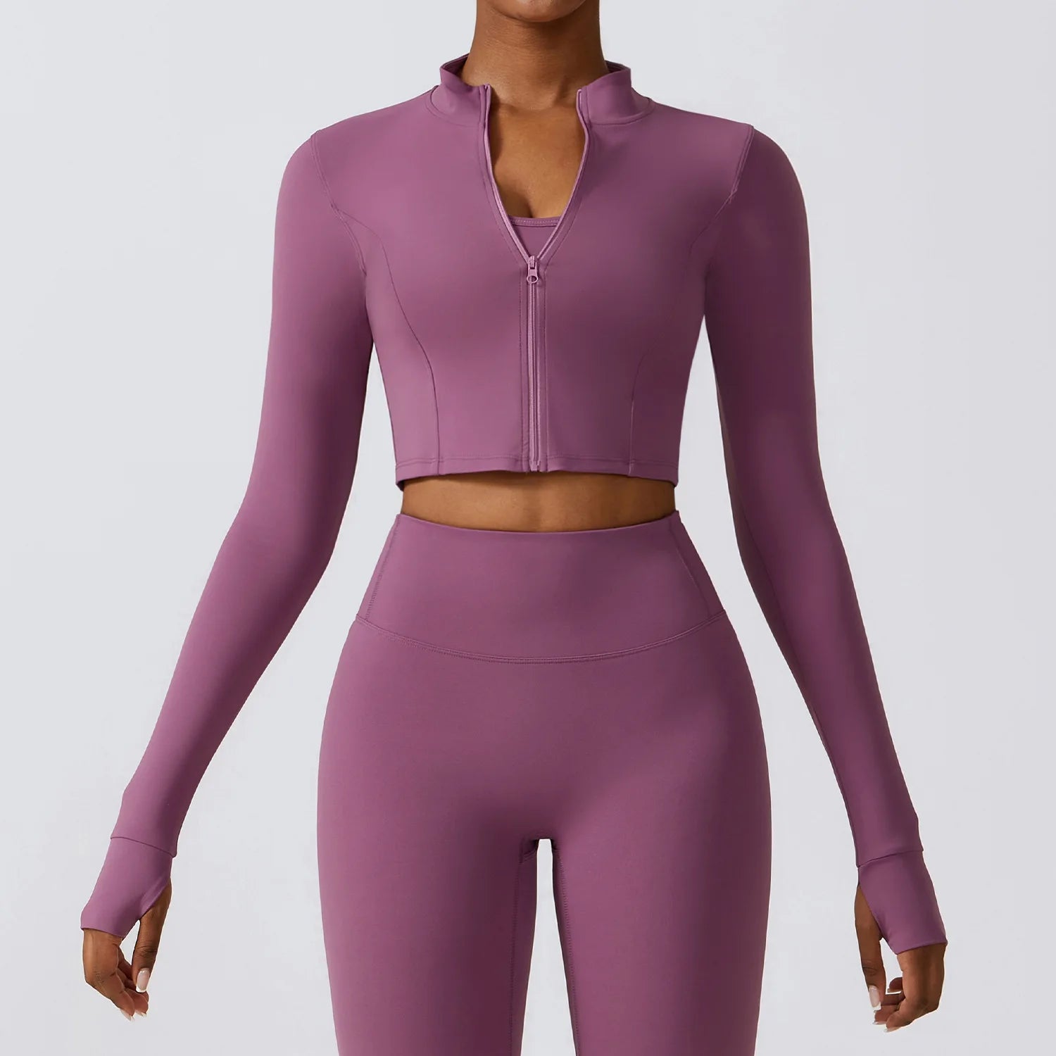BIANHUI Casaco Cropped com gola alta NI NSPIRE