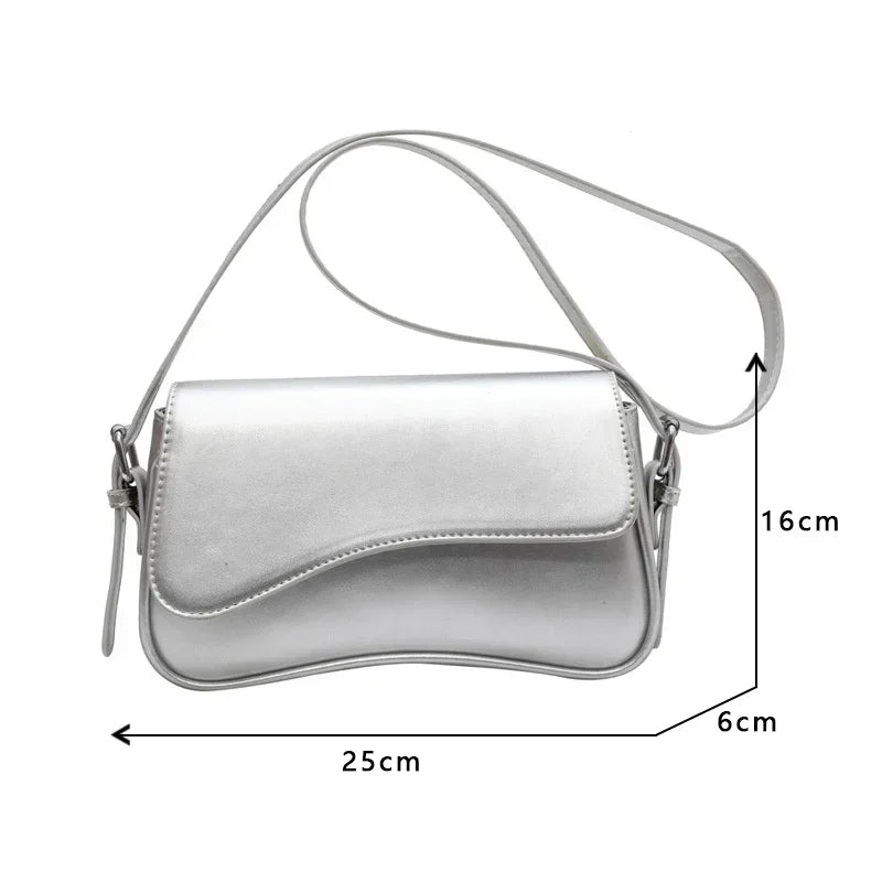 Bolsa Flap Mini de Couro Vintage para Mulher