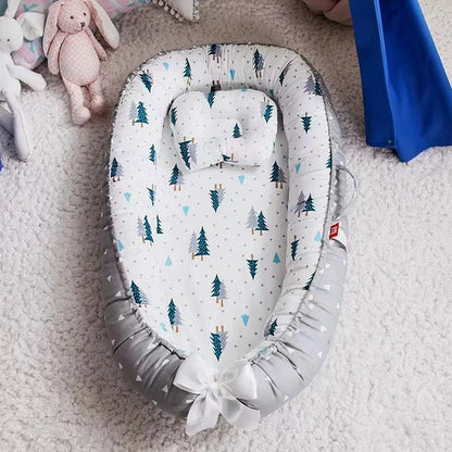 Portable Baby Nest – Adjustable Newborn Lounger
