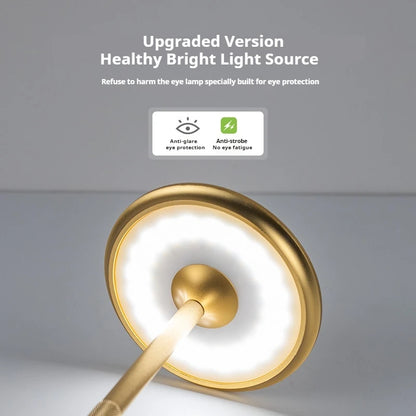 Modern Touch Desk Lamp – Rechargeable via USB-C