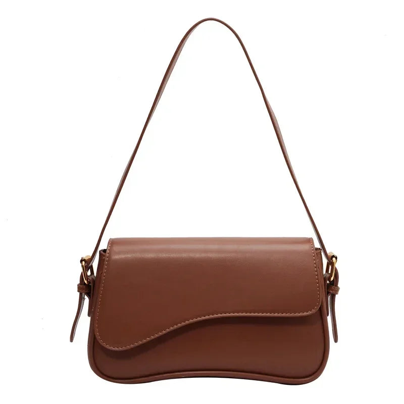 Bolsa Flap Mini de Couro Vintage para Mulher