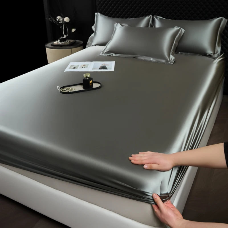 Lençol Fitted de Cetim – Toque Macio e Luxuoso