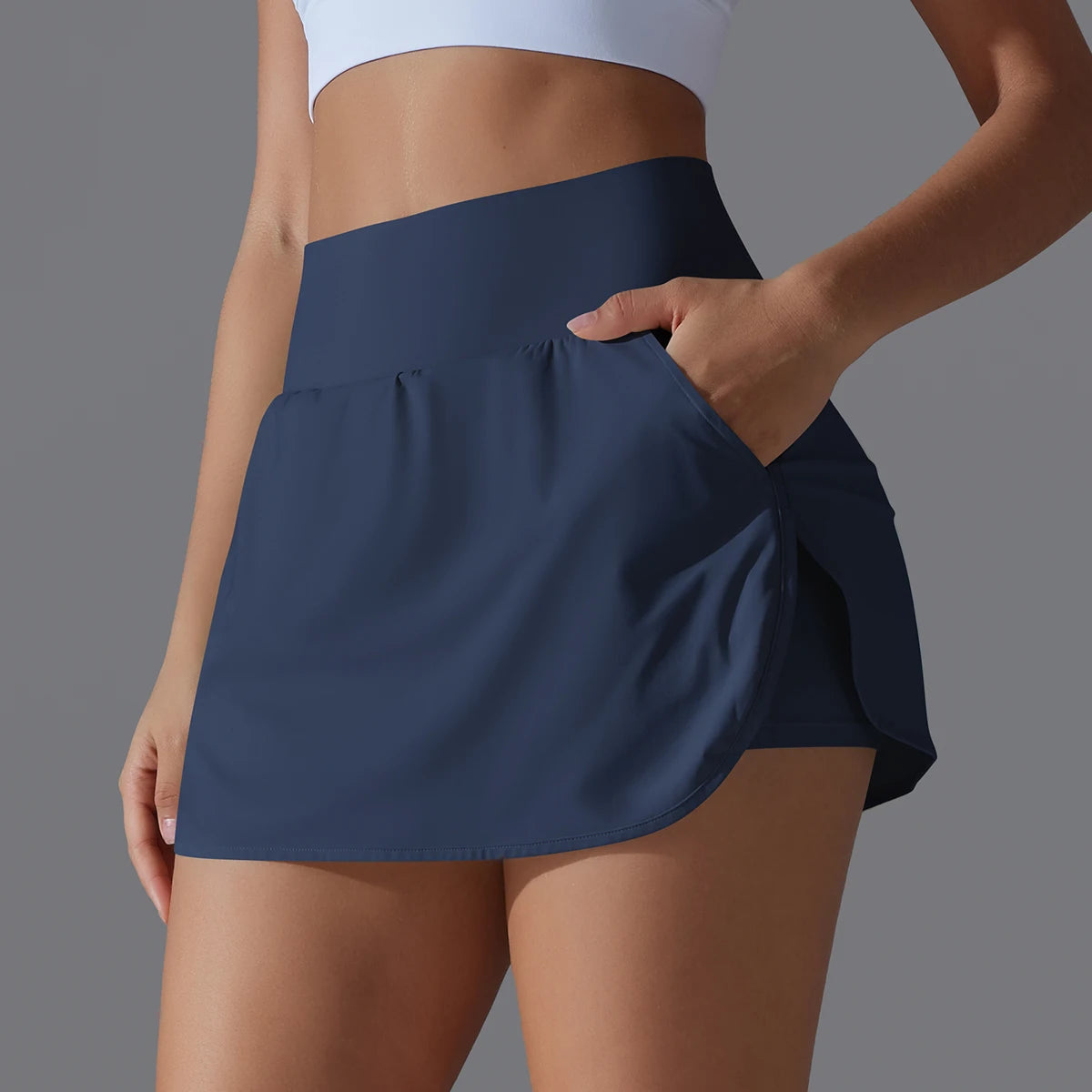 Jupe de sport avec short intégré