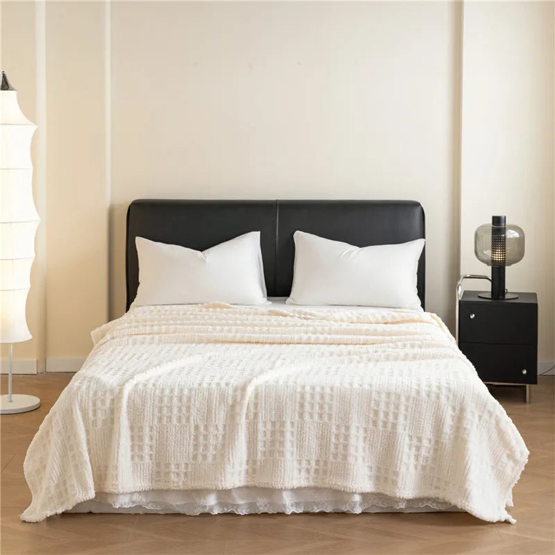 Manta Aconchegante Estilo Simples – Suavidade em Cada Toque