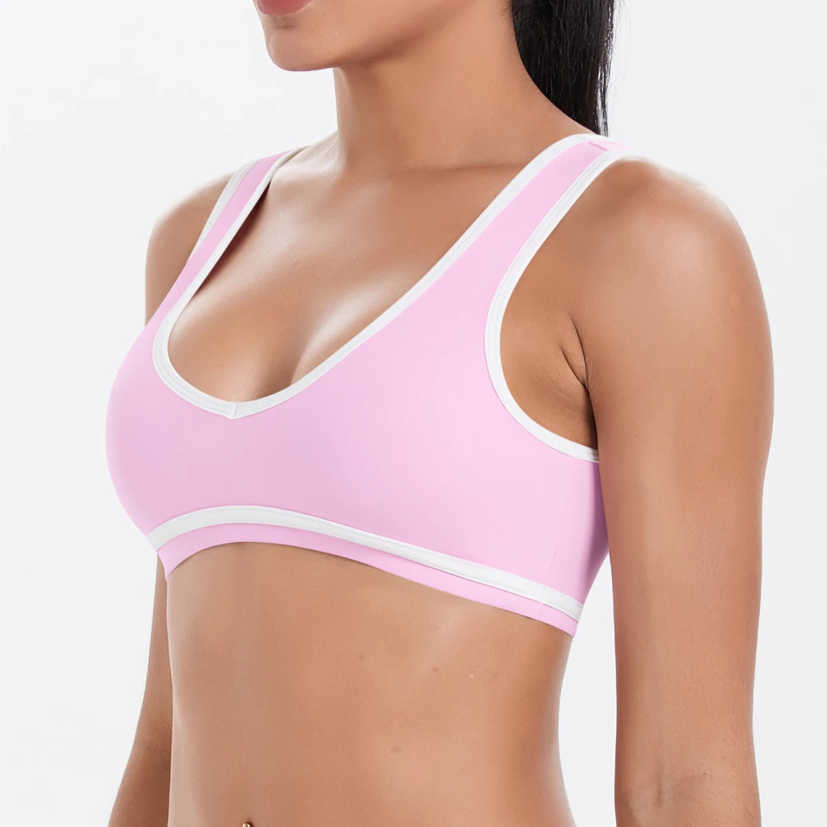 Workout top with shaping effect