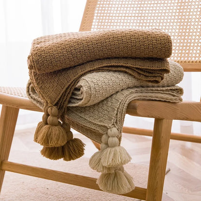 Manta Tricot Nórdica – Estilo e Aconchego