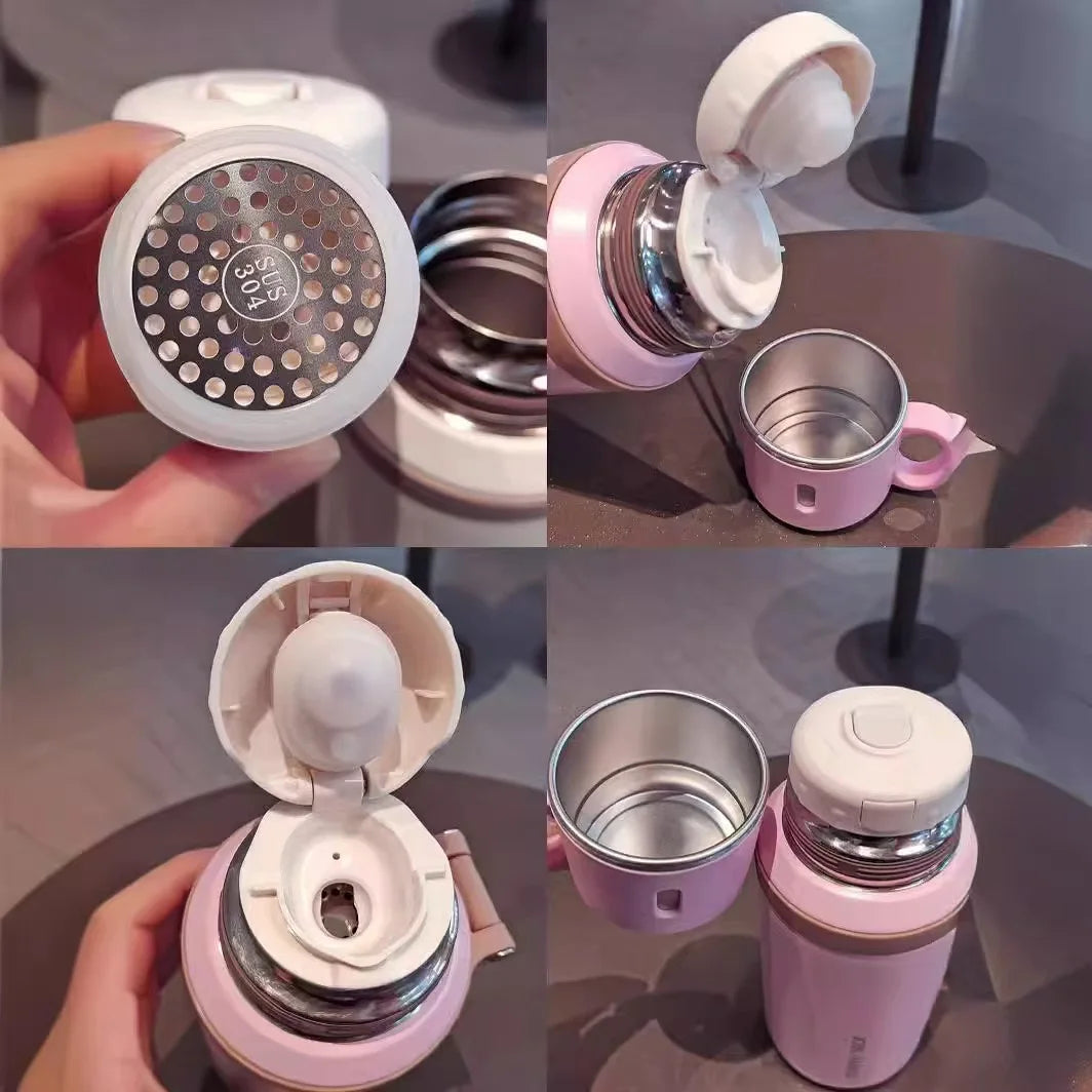 Stainless Steel Thermo Bottle – 600ml Insulated Water Flask