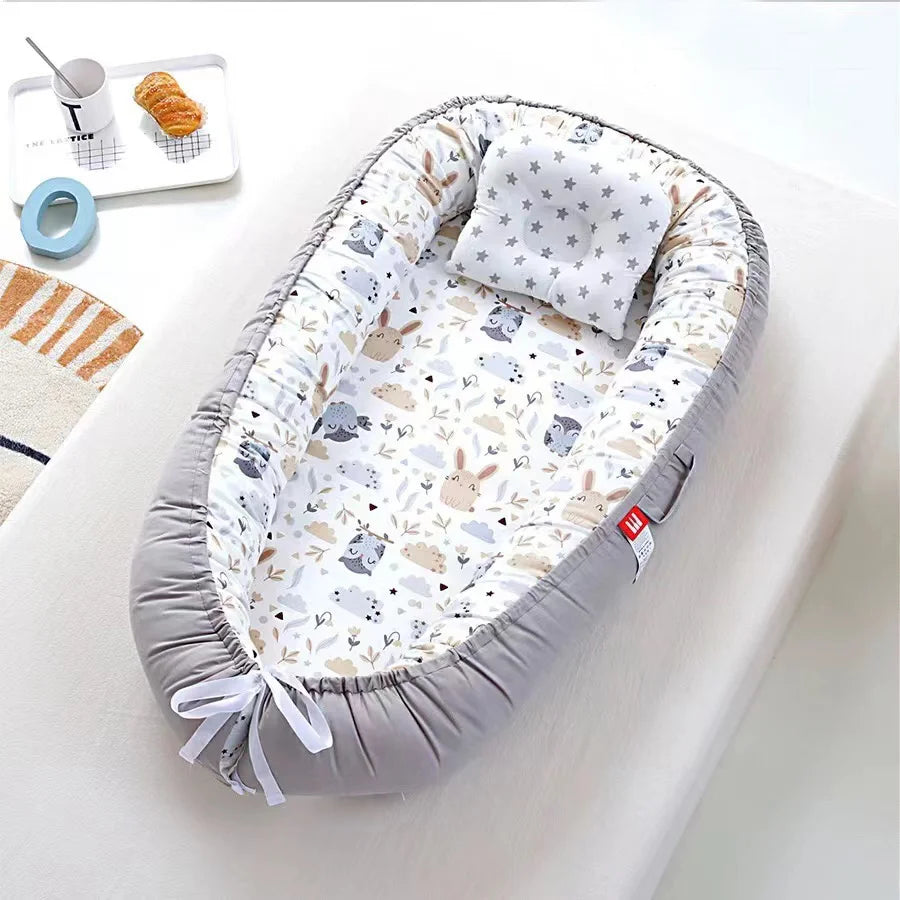 Portable Baby Nest – Adjustable Newborn Lounger