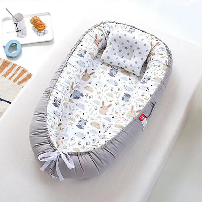 Portable Baby Nest – Adjustable Newborn Lounger