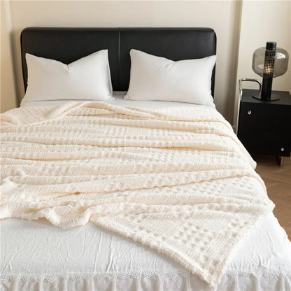 Manta Aconchegante Estilo Simples – Suavidade em Cada Toque