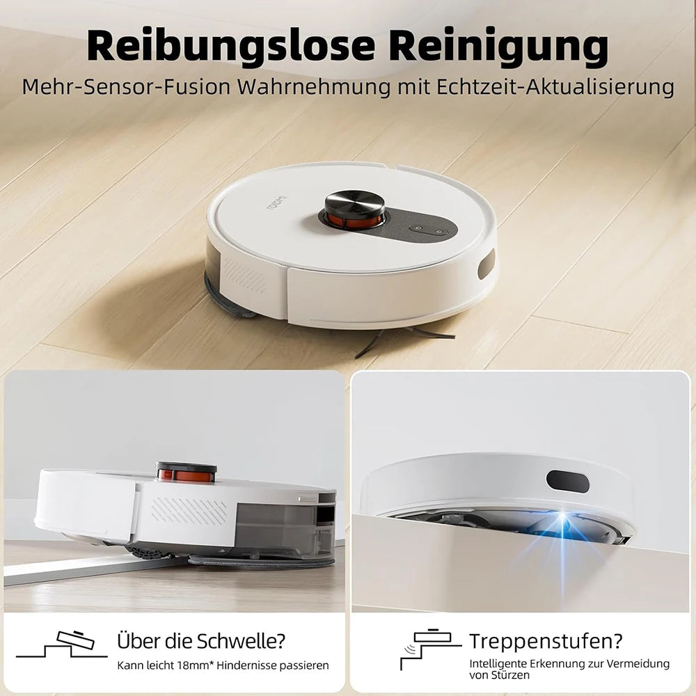 ROIDMI EVE ROOK Vacuum Cleaner Robot Suction Station 5000Pa Vacuum Robot Mopping for Pet Hair Self-cleaning App Voice Control