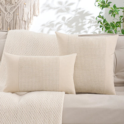 Capa de Almofada Decorativa em Jacquard para Sala de Estar