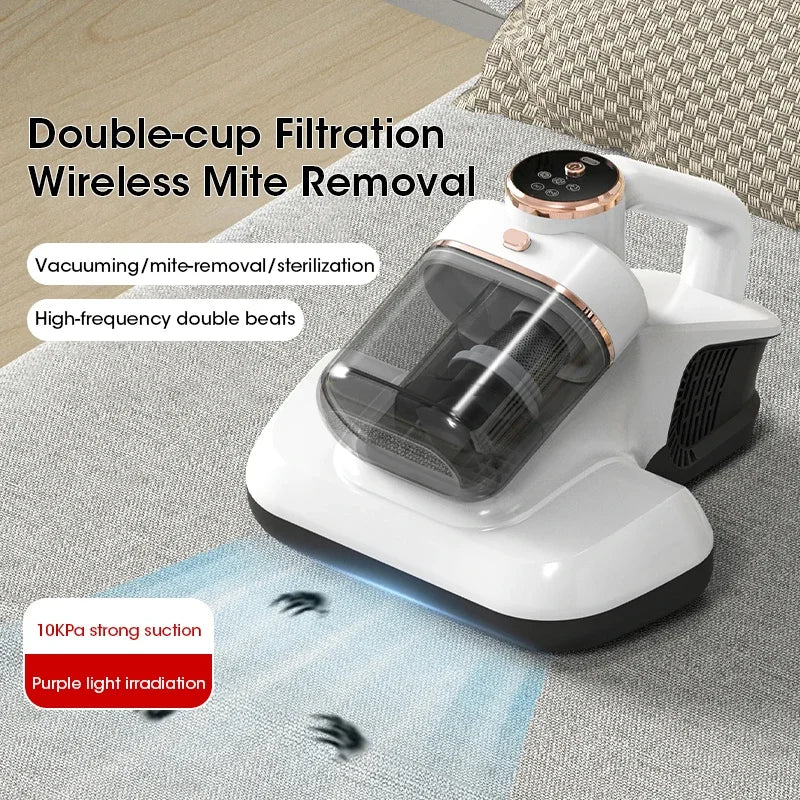 Wireless UV Mattress Vacuum Cleaner – Remove Dust, Mites & Pet Hair