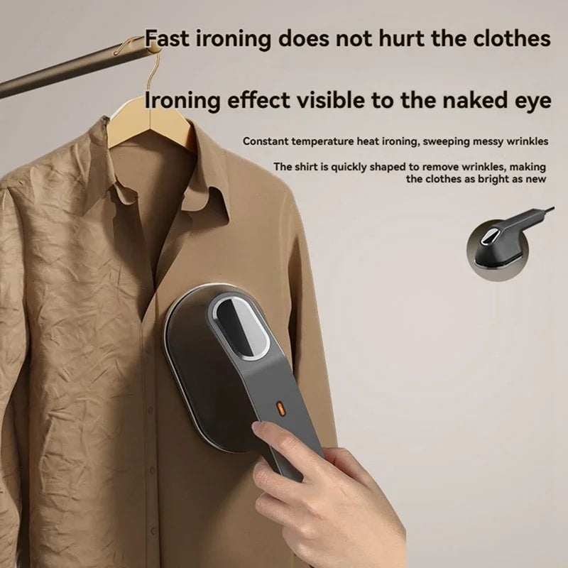 Xiaomi Youpin Portable Garment Steamer – Handheld 2-in-1 Mini Steam Iron for Home &amp; Travel, Wet and Dry Ironing