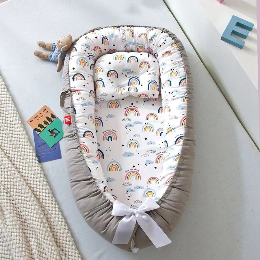 Portable Baby Nest – Adjustable Newborn Lounger