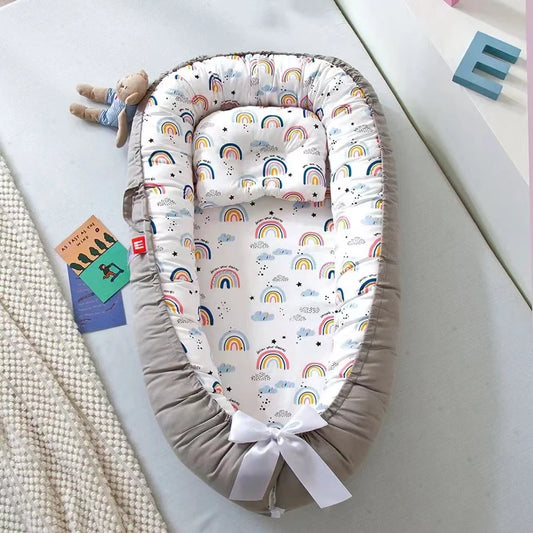 Portable Baby Nest – Adjustable Newborn Lounger