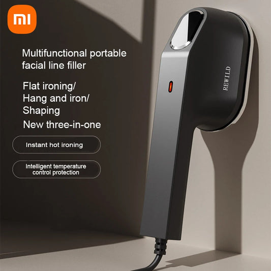 Xiaomi Youpin Portable Garment Steamer – Handheld 2-in-1 Mini Steam Iron for Home &amp; Travel, Wet and Dry Ironing