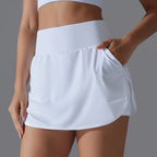 Jupe de sport avec short intégré