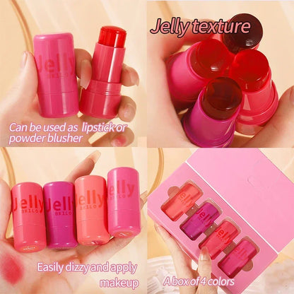 4 Blush Jelly Stick – Multiusos para Rosto e Lábios