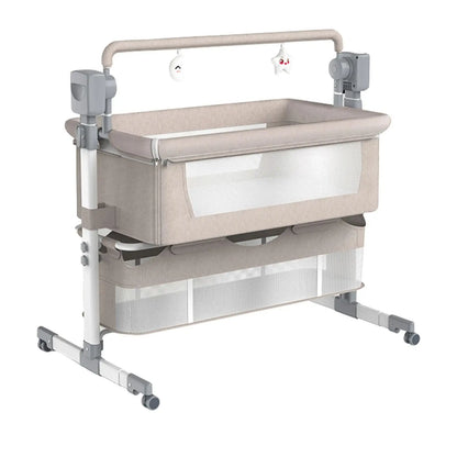 Newborn Baby Bassinet – Movable Cradle & Rocking Bed