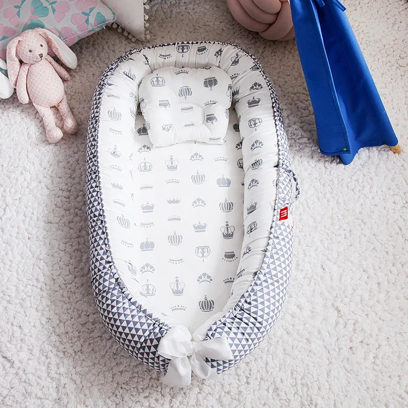 Portable Baby Nest – Adjustable Newborn Lounger