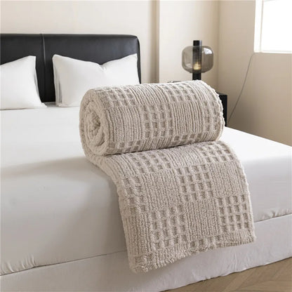 Manta Aconchegante Estilo Simples – Suavidade em Cada Toque