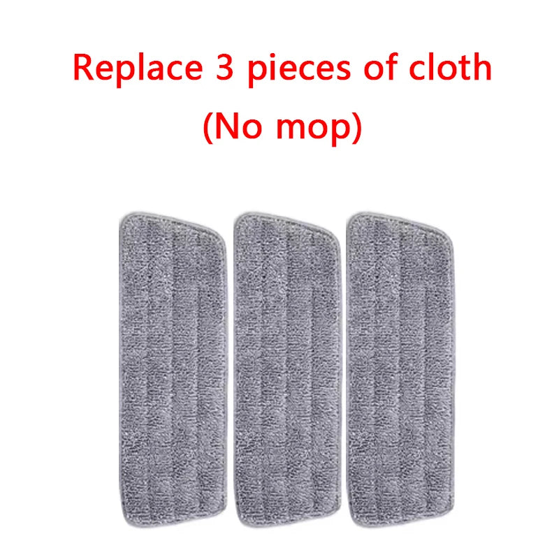 New Large Spray Mop for Home – Rotating Head with Replaceable Microfiber Pads | Wet & Dry Cleaning Broom