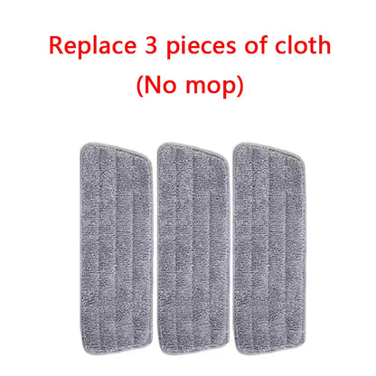 New Large Spray Mop for Home – Rotating Head with Replaceable Microfiber Pads | Wet & Dry Cleaning Broom