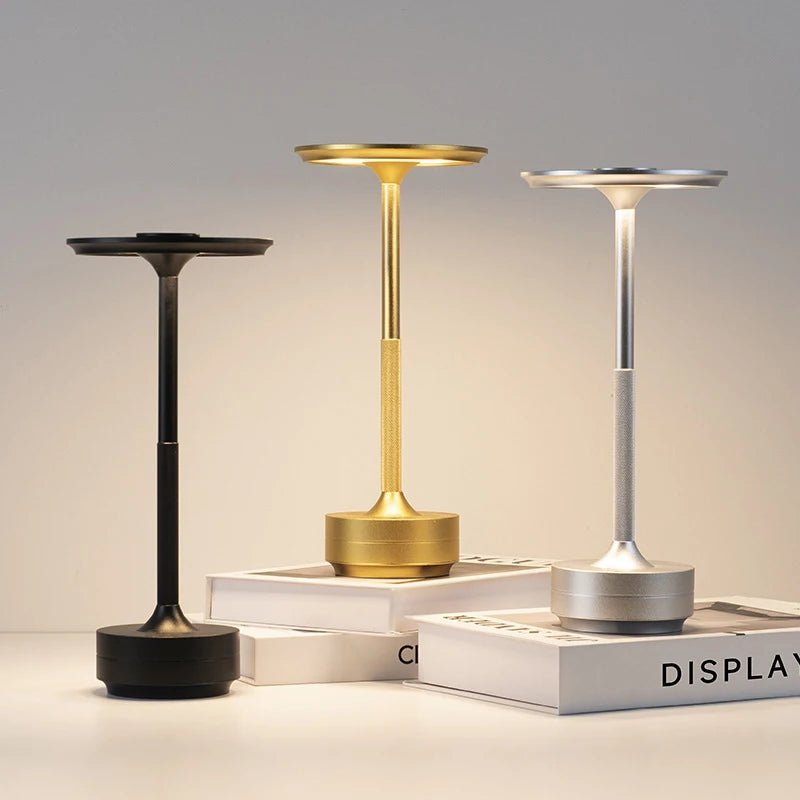 Modern Touch Desk Lamp – Rechargeable via USB-C