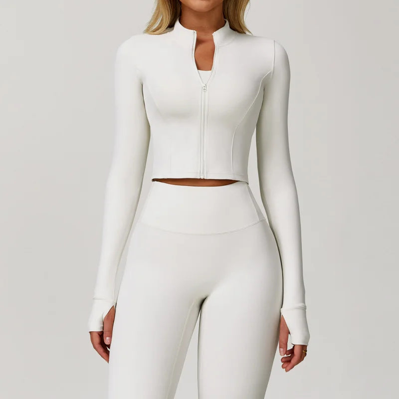 BIANHUI Casaco Cropped com gola alta NI NSPIRE
