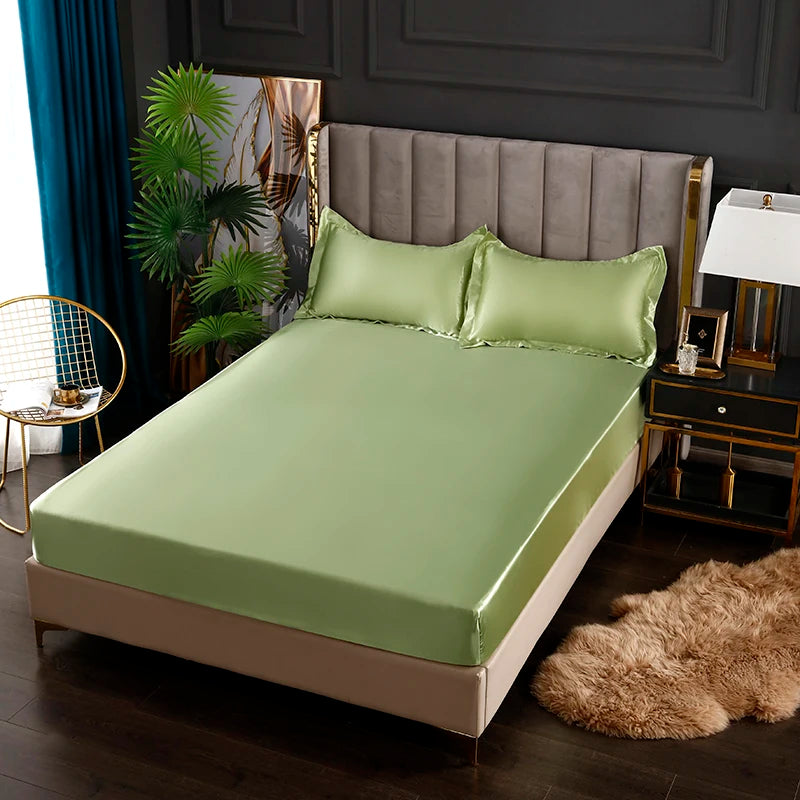 Lençol Fitted de Cetim – Toque Macio e Luxuoso