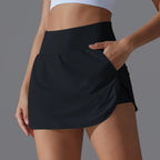 Jupe de sport avec short intégré