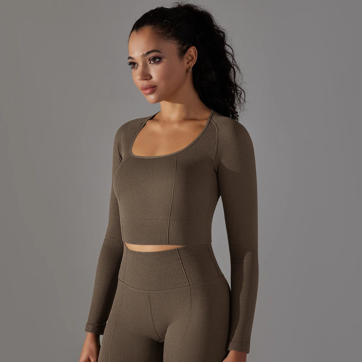 Long-sleeved technical sports t-shirt